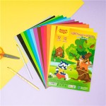 Картон цветной мелованный, Мульти-Пульти, 12 цветов/листов, в ассортименте Картон цветной мелованный, Мульти-Пульти, 12 цветов/листов, в ассортименте