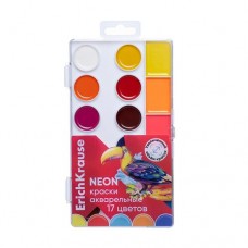 Краски акварельные, ErichKrause®, 17 цветов в магазинах FixPrice