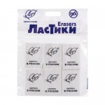 Набор ластиков, Луч, 6 шт Набор ластиков, Луч, 6 шт