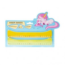 Набор линеек, Hupper Dupper, антискользящие, 20 см, 2 шт., в ассортименте в магазинах FixPrice