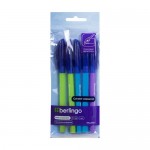 Набор шариковых ручек Triangle, Berlingo, 5 шт., в ассортименте Набор шариковых ручек Triangle, Berlingo, 5 шт., в ассортименте