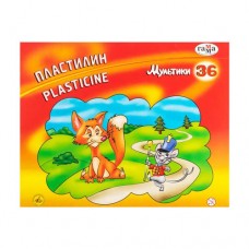 Пластилин Мультики, Гамма, 36 шт. в магазинах FixPrice