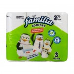 Бумажные полотенца, Familia Comfort, 2 слоя, 3 рулона