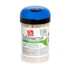 Деревянные зубочистки, GRIFON, 190 шт., в ассортименте в магазинах FixPrice Деревянные зубочистки, GRIFON, 190 шт., в ассортименте в магазинах FixPrice