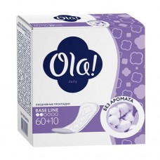 Ежедневные гигиенические прокладки, Ola, 60 + 10 шт. в магазинах FixPrice