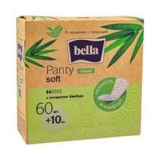 Ежедневные прокладки Panty Soft, Bella, 60+10 шт., в ассортименте в магазинах FixPrice