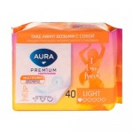 Ежедневные прокладки PREMIUM, AURA, 40 шт.