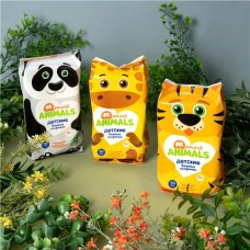 Салфетки влажные детские Animals, Smart, 50 шт., в ассортименте в магазинах FixPrice Салфетки влажные детские Animals, Smart, 50 шт., в ассортименте в магазинах FixPrice