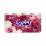 Туалетная бумага Peony, Soffione, 3 слоя, 16 рулонов