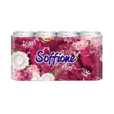 Туалетная бумага Peony, Soffione, 3 слоя, 16 рулонов в магазинах FixPrice