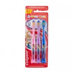 Зубная щётка детская Доктор Заяц, Colgate, 3 шт., в ассортименте