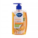 Жидкое мыло для рук и тела, AURA, 500 мл, в ассортименте Жидкое мыло для рук и тела, AURA, 500 мл, в ассортименте