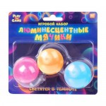 Игровой набор Люминесцентные мячики, Play the Game, в ассортименте