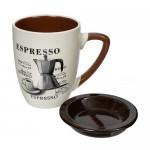 Кружка с крышкой, O’Kitchen, 420 мл, в ассортименте Кружка с крышкой, O’Kitchen, 420 мл, в ассортименте