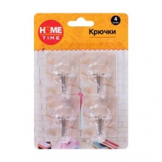 Крючки, Home Time, 4 шт., в ассортименте в магазинах FixPrice