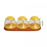 Набор ёмкостей для специй на подставке, O'Kitchen, 3 шт., в ассортименте Набор ёмкостей для специй на подставке, O'Kitchen, 3 шт., в ассортименте