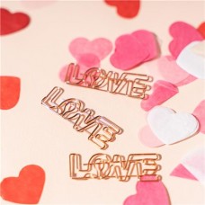 Скрепки декоративные Любовь, With Love, 8 шт., в ассортименте в магазинах FixPrice