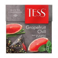 Чёрный чай Grapefruit Chill, TESS, 20 пирамидок в магазинах FixPrice