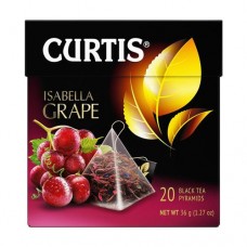 Чёрный чай ISABELLA GRAPE, Curtis, 20 пирамидок, 36 г в магазинах FixPrice