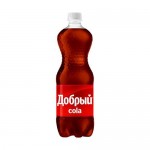 Напиток сильногазированный Кола, Добрый, 1 л