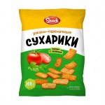 Сухарики ржано-пшеничные, Snack, с томатом и зеленью, 100 г