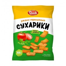 Сухарики ржано-пшеничные, Snack, с томатом и зеленью, 100 г в магазинах FixPrice