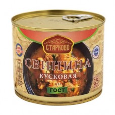 Свинина кусковая, Старково, в желе, 525 г в магазинах FixPrice