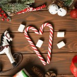 Трость карамельная С Новым годом!, со вкусом клубники, 40 г