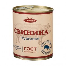 Тушёная свинина, СТАРКОВО, 338 г в магазинах FixPrice