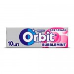 Жевательная резинка Bubblemint, Orbit, 13,6 г