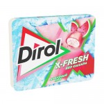 Жевательная резинка X-Fresh, Dirol, арбузный лёд, без сахара, 16 г