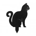 Садовый декор из дерева Кошка, PREZENT, 27х32 см, в ассортименте