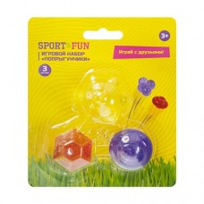 Игровой набор Попрыгунчики, Sport&Fun, 3 шт., в ассортименте в магазинах FixPrice