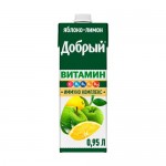 Напиток сокосодержащий Иммуно Комплекс, Добрый, 0,95 л, в ассортименте