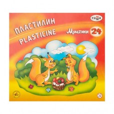 Пластилин Мультики, Гамма, 24 шт. в магазинах FixPrice