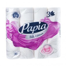 Туалетная бумага, Papia, 3 слоя, 16 рулонов в магазинах FixPrice