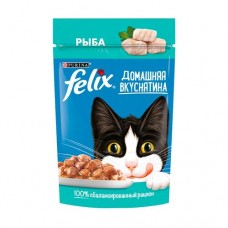 Влажный корм, Felix, рыба, 75 г в магазинах FixPrice