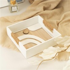 Декоративный поднос, 18х18х5 см, в ассортименте в магазинах FixPrice