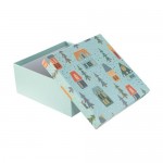 Коробка подарочная новогодняя, Снежное кружево, 15,5х15,5х7 см, в ассортименте Коробка подарочная новогодняя, Снежное кружево, 15,5х15,5х7 см, в ассортименте