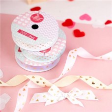 Лента декоративная Сердца, With Love, 2,7 м, в ассортименте в магазинах FixPrice