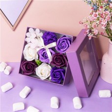 Набор мыльных цветов подарочный «Для тебя», With Love, 14,5х14,5х7 см, 9 шт., в ассортименте в магазинах FixPrice