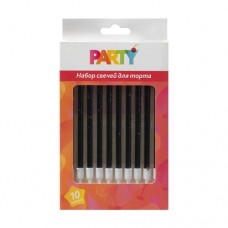 Набор свечей для торта, Party, 10 шт., в ассортименте в магазинах FixPrice