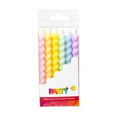 Набор свечей для торта Твист, Party, 6 шт. в магазинах FixPrice