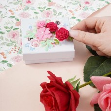 Наклейка фетровая Цветы, With Love, 16х10 см, в ассортименте в магазинах FixPrice