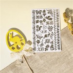 Наклейки для украшения яиц Голографические, в ассортименте