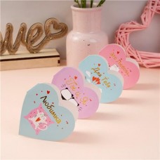 Открытка-валентинка, With Love, в ассортименте в магазинах FixPrice
