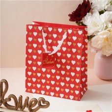 Пакет подарочный С любовью, With Love, 32х26,5х12,5 см, в ассортименте в магазинах FixPrice