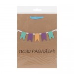 Подарочный пакет, Party, 25x19x11,5 мм, в ассортименте