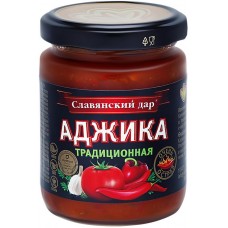 Аджика СЛАВЯНСКИЙ ДАР Традиционная, 170г в магазинах Лента