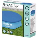 Тент для бассейна с надувным бортом BESTWAY Flowclear 244см, Арт. 58032